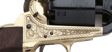 1851 Navy Brass Frame Engraved 7.5" .36 caliber