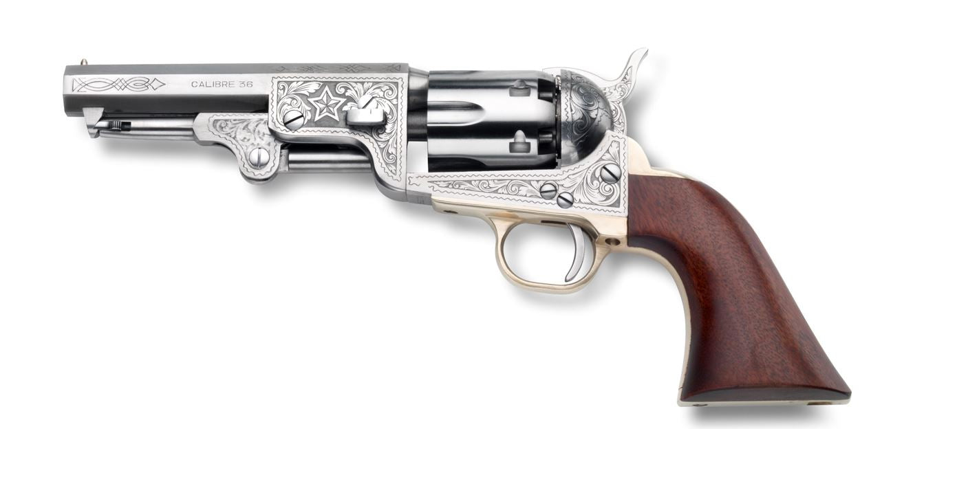 1851 Marshall Steel White Engraved 5" .36