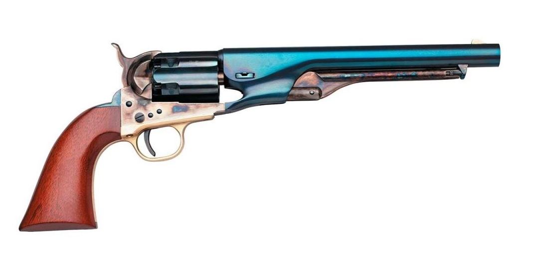 1860 Army 8" .44 caliber Fluted Charcoal Blue