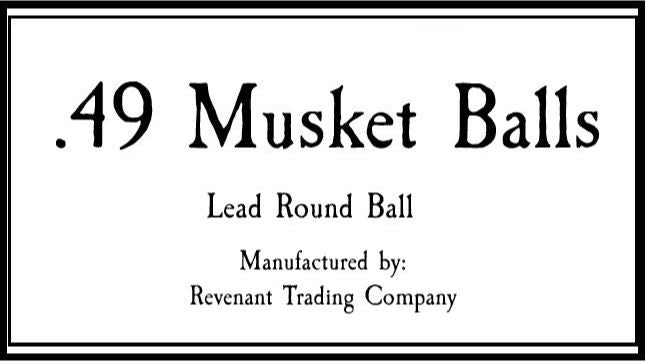 .49 Lead Round Ball Bag of 50