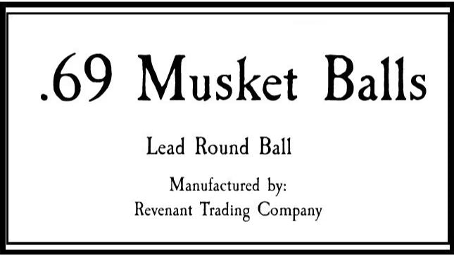 .69 Lead Round Ball Bag of 50
