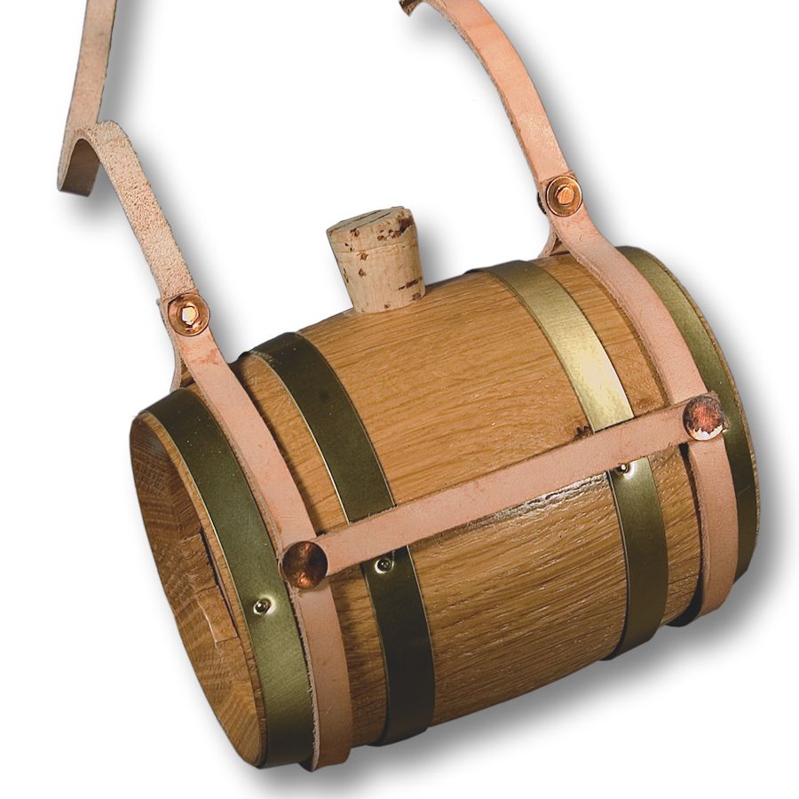 Wood Barrel Canteen