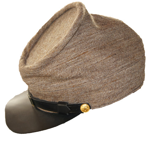CS Kepi - Solid Color Brown Jean Wool