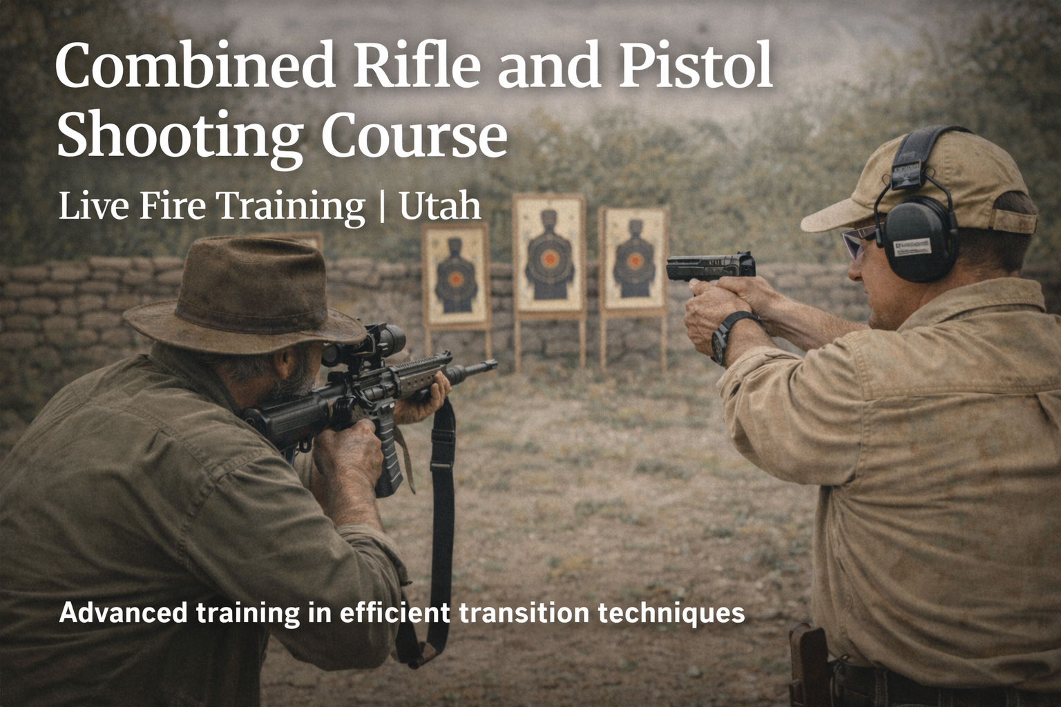 Combined Rifle and Pistol Shooting Course