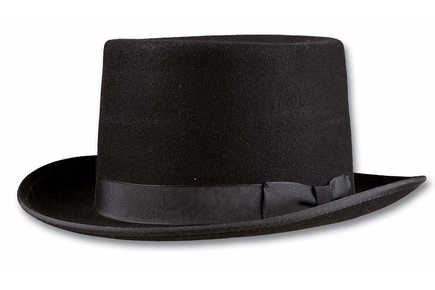 Topper Wool Felt Hat, Black